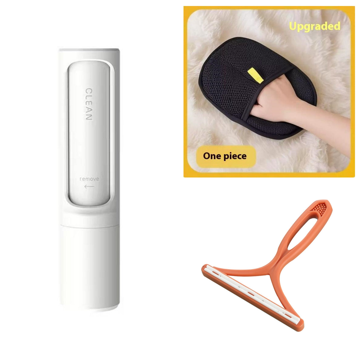 Pet Hair Remover Brush - Self-Cleaning Lint Roller
