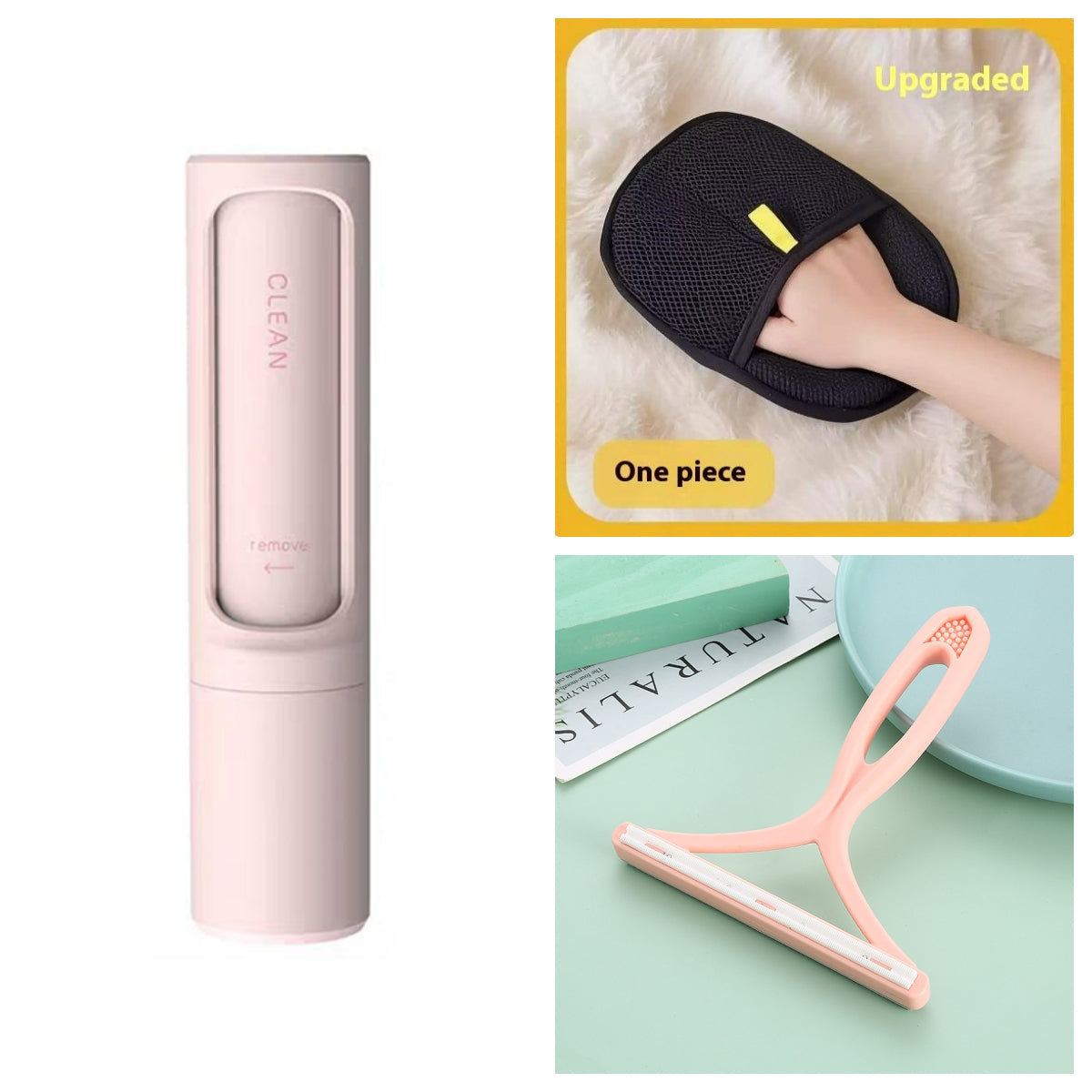 Pet Hair Remover Brush - Self-Cleaning Lint Roller
