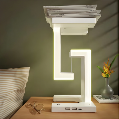 Magnetic Floating Lamp with Wireless Charging