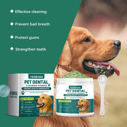 Dog Teeth Cleaning Powder - 100g Dental Care