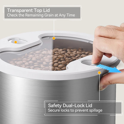 ROJECO 4.5L Smart Pet Feeder with WiFi App Control