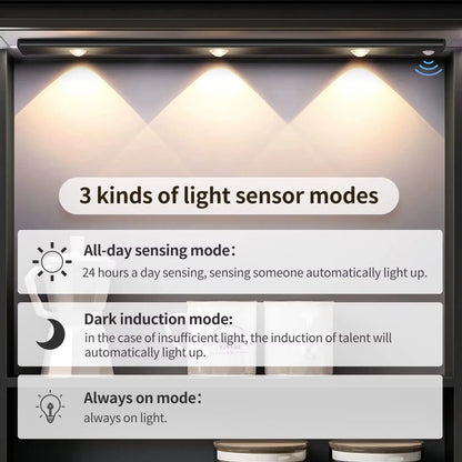 Motion Sensor LED Cabinet Light - USB Rechargeable