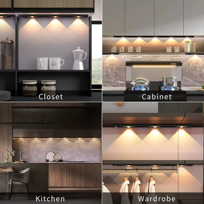 Motion Sensor LED Cabinet Light - USB Rechargeable