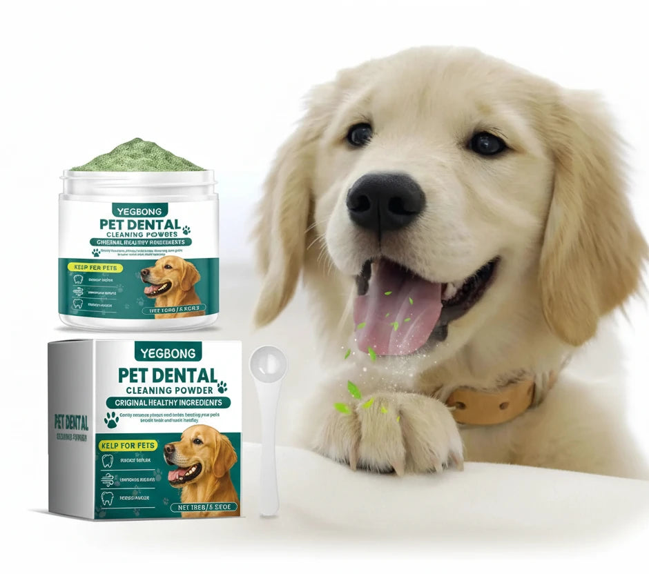 Dog Teeth Cleaning Powder - 100g Dental Care